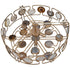 Libra Agate Round Pendant – E14 40W